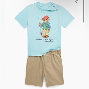 Polo Ralph Lauren Baby Boy's 2-Piece Polo Bear T-Shirt & Shorts Set